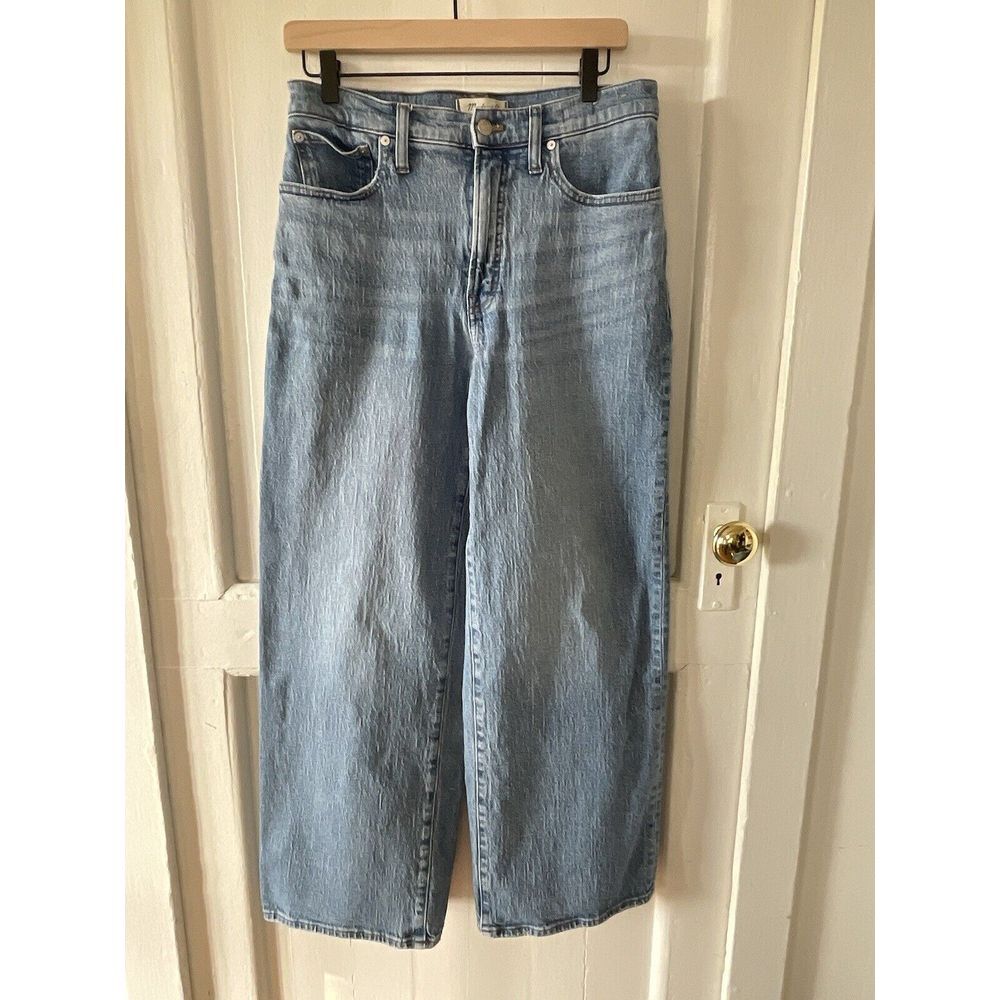 Madewell Jeans Womens Sz 29 Perfect Vintage Wide Leg Light Wash Timeless Classic
